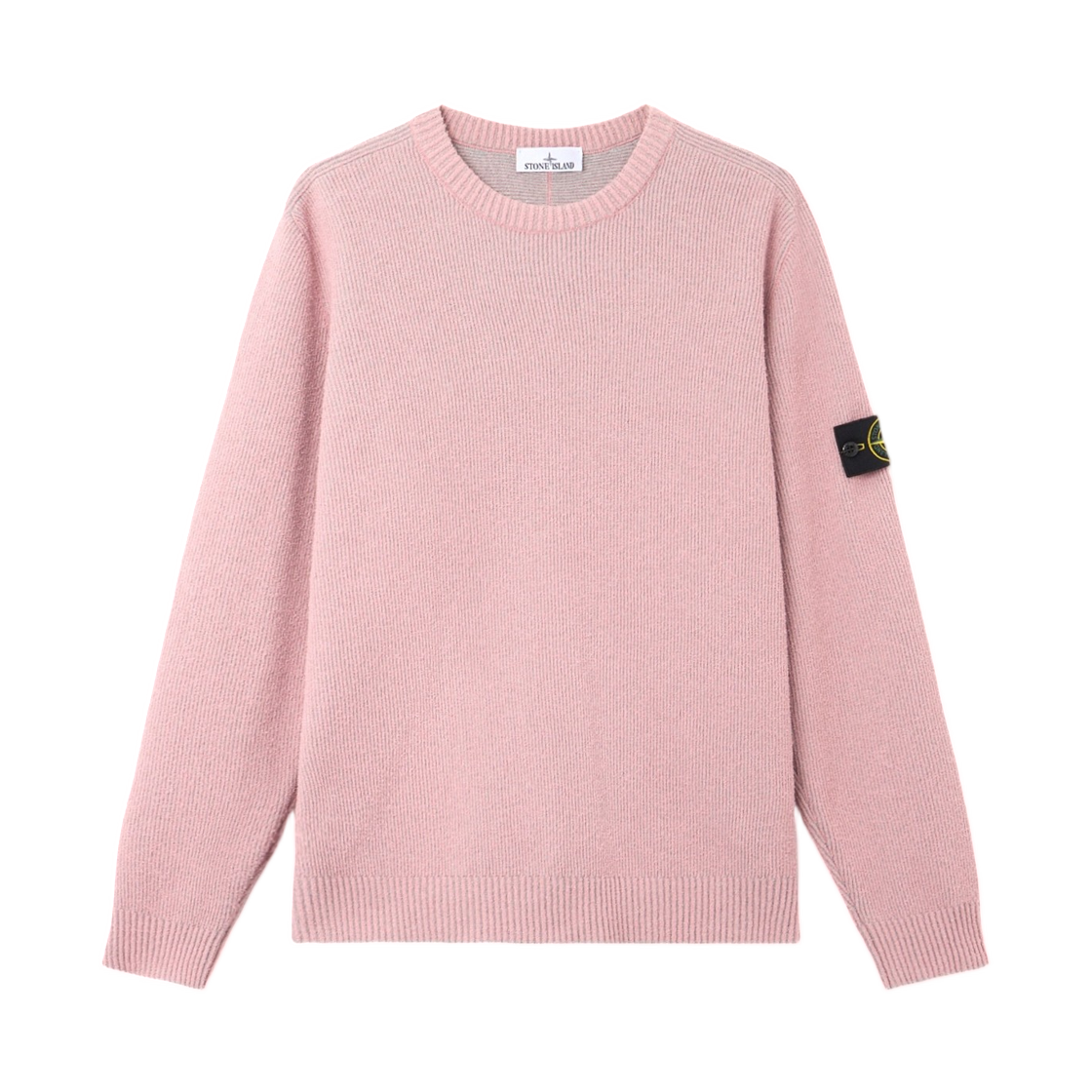L1S1551000-33S0N12-V0M8G Stone Island 5100033 Plated Rib Cotton Boucle Loose-Fit Crewneck Jumper with Raglan Sleeves V0M8G - 26SS