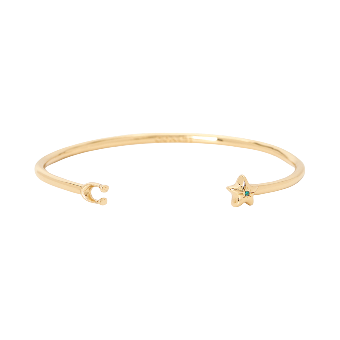 560730-GLD300 (W) Coach Bangle Bracelet Gold