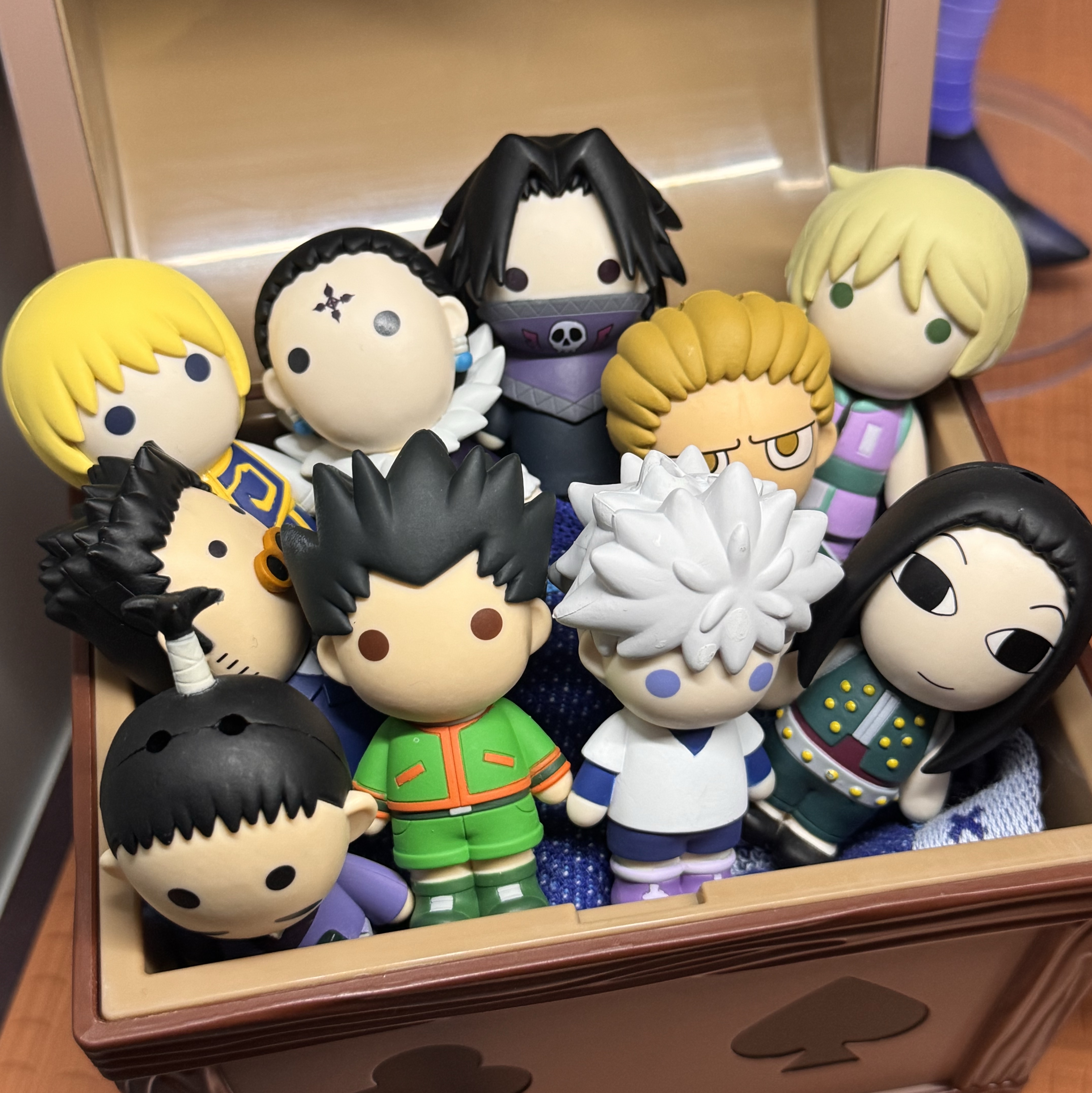 Bandai Ichiban Kuji Hunter x Hunter Cross the X-Day  G Prize Hisoka's Toy Box MASTERLISE 착용 스타일