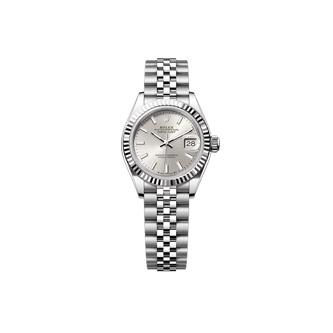 ITH7FCDPKOTU Rolex Datejust 28-279174 Silver Bar Jubilee No. 7162