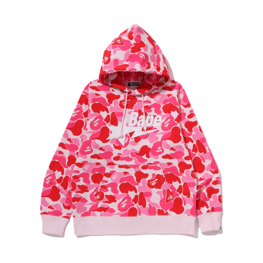 - BAPE ABC Camo Bape Sta Pullover Hoodie Pink
