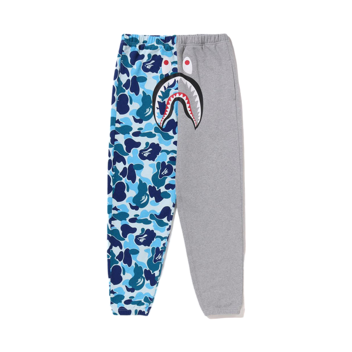- (W) BAPE ABC Camo Shark Sweatpants Blue