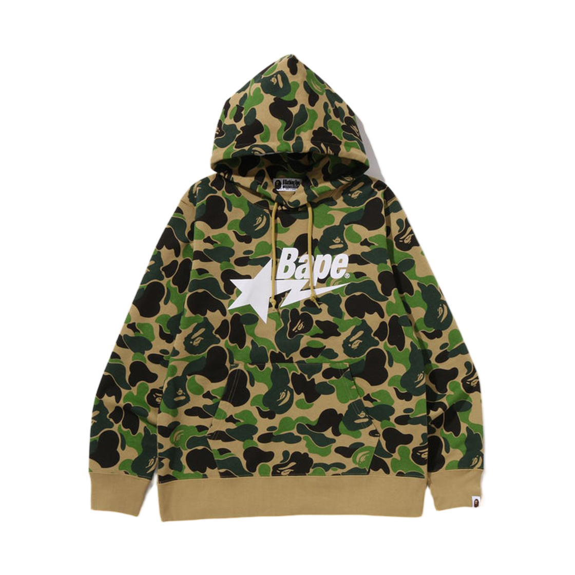 - BAPE ABC Camo Bape Sta Pullover Hoodie Green