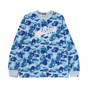 BAPE ABC Camo Bape Sta L/S T-Shirt Blue