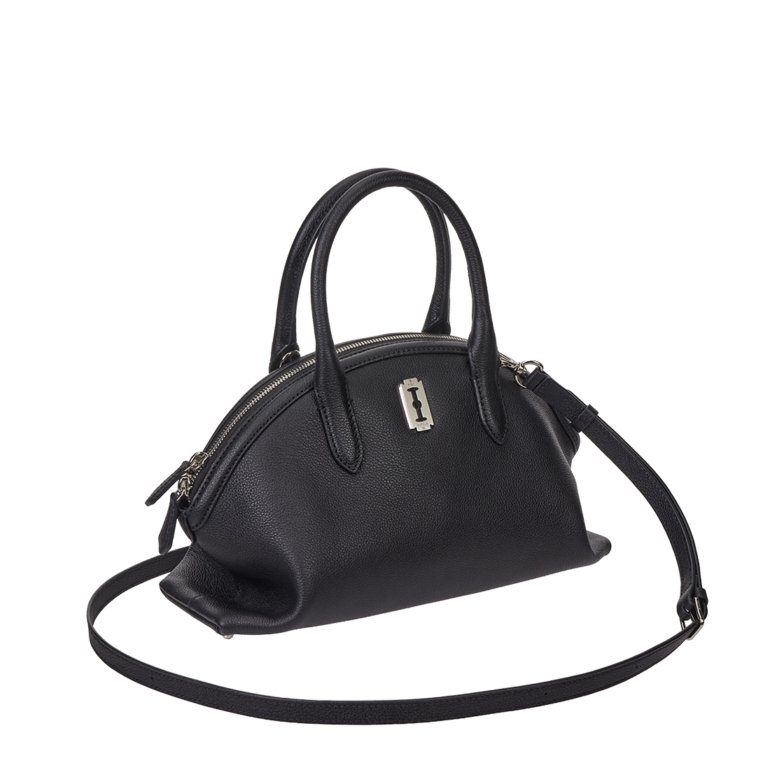 P0000FOO_k vunque Halfmoon Curve Tote M Black
