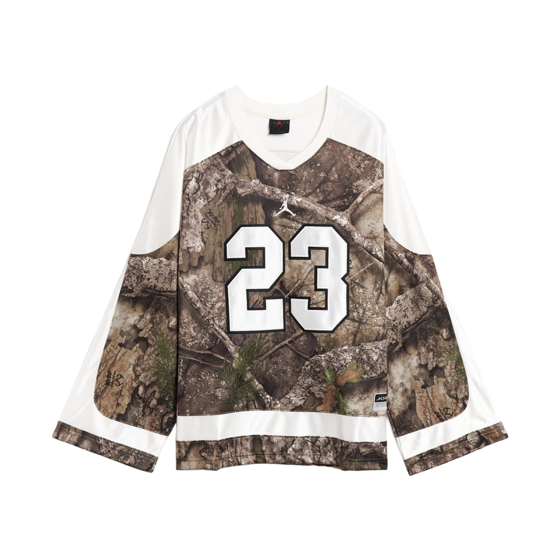IB3965-222 Jordan Brooklyn Realtree Hockey Jersey Medium Olive Sail (IB3965-222)