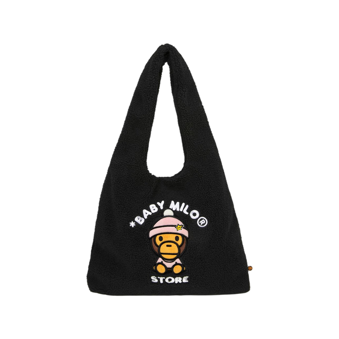 - BAPE Baby Milo Large Tote Bag #1 Black