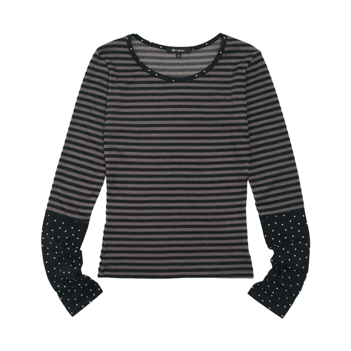 미헤브 레이어드 스트라이프 롱슬리브(mihev Layered Stripe Long Sleeve)