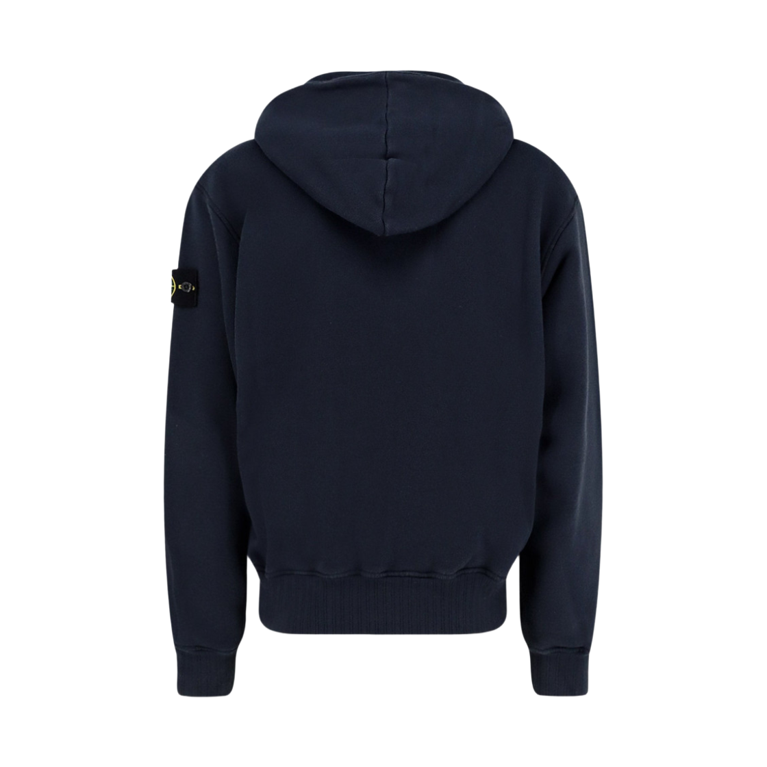 스톤 아일랜드 6100020 헤비 플리스 53% 오가닉 코튼 오버사이즈 핏 후드 집업 포켓 스웨트셔츠 네이비 블루 - 25FW(Stone Island 6100020 Heavy Fleece 53% Organic Cotton Oversized Fit Hooded Zip Up Sweatshirt with Pockets Navy Blue - 25FW) - 2