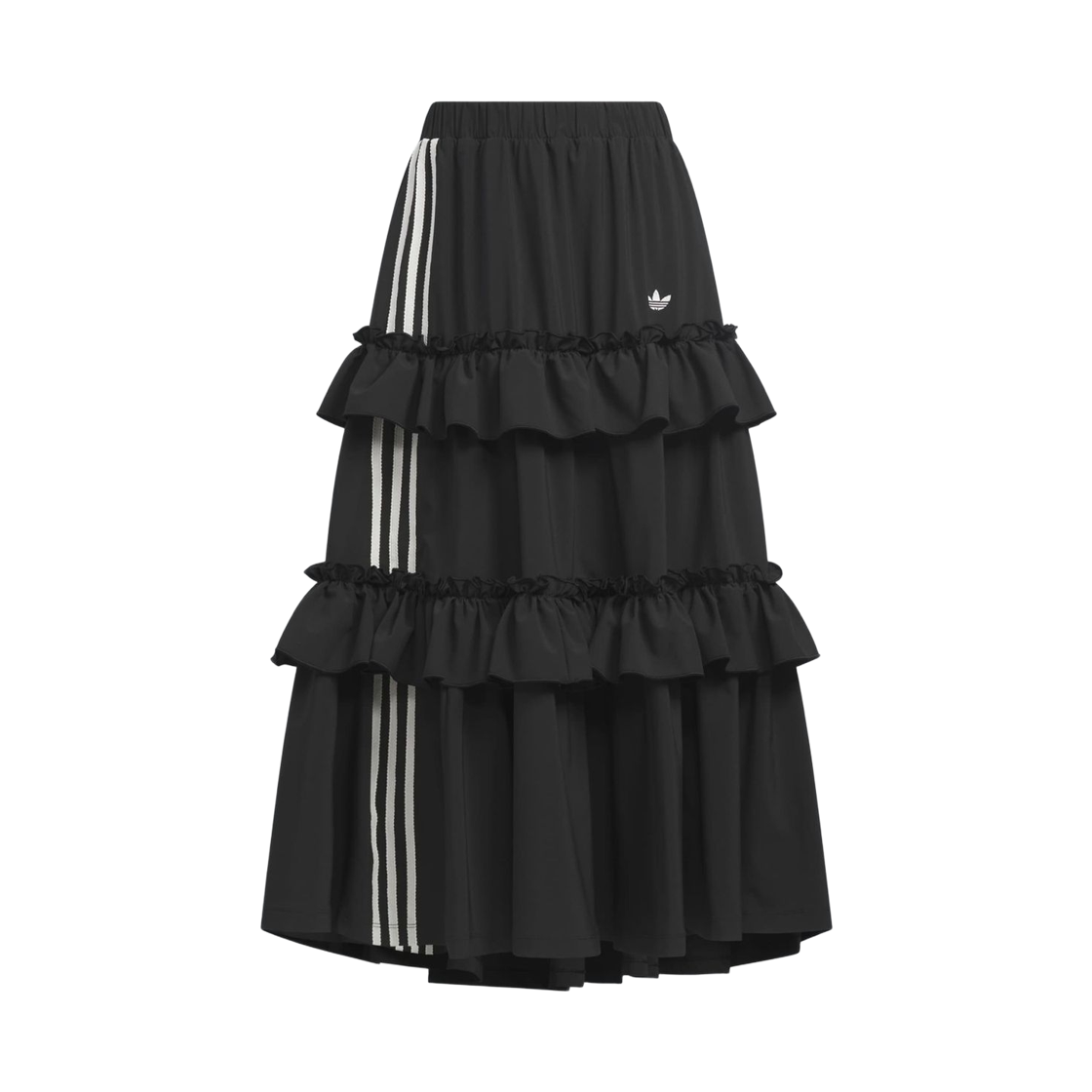 (W) 아디다스 OTT 롱 스커트 블랙 - KR 사이즈((W) Adidas OTT Long Skirt Black - KR Sizing)