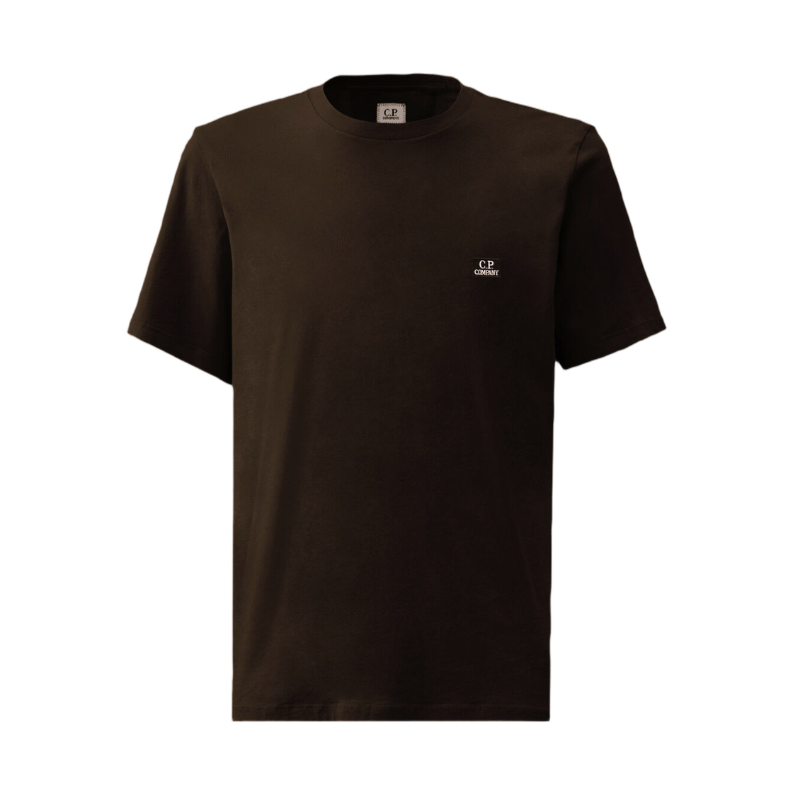 RCCMTS726A005100W999 C.P. Company 30/1 Jersey Short Sleeve Logo Patch T-Shirt Black - 25FW