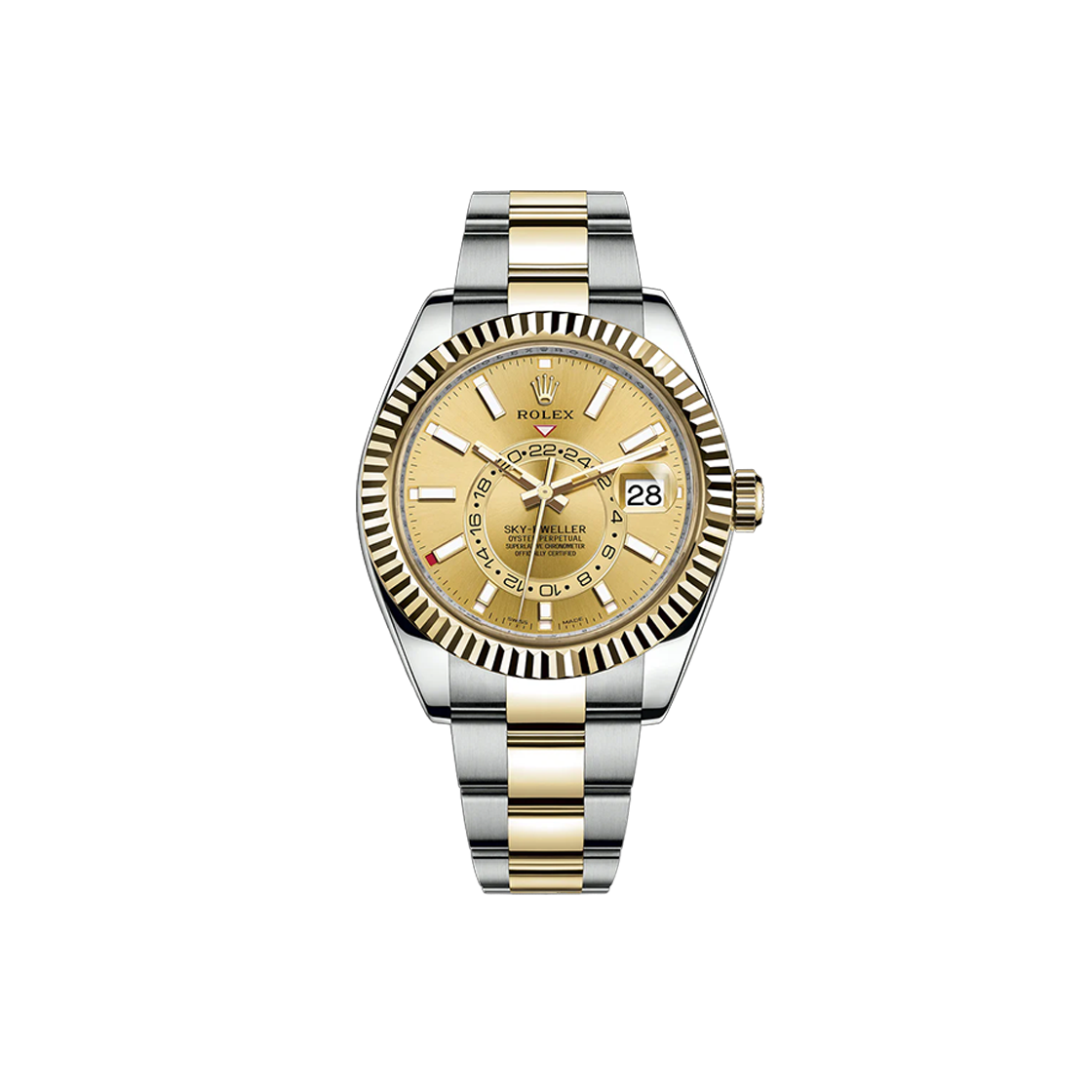 롤렉스 스카이드웰러 42-326933 샴페인 바 오이스터 NO.7116(Rolex Sky-Dweller 42mm Champagne Dial Oyster No. 7116)