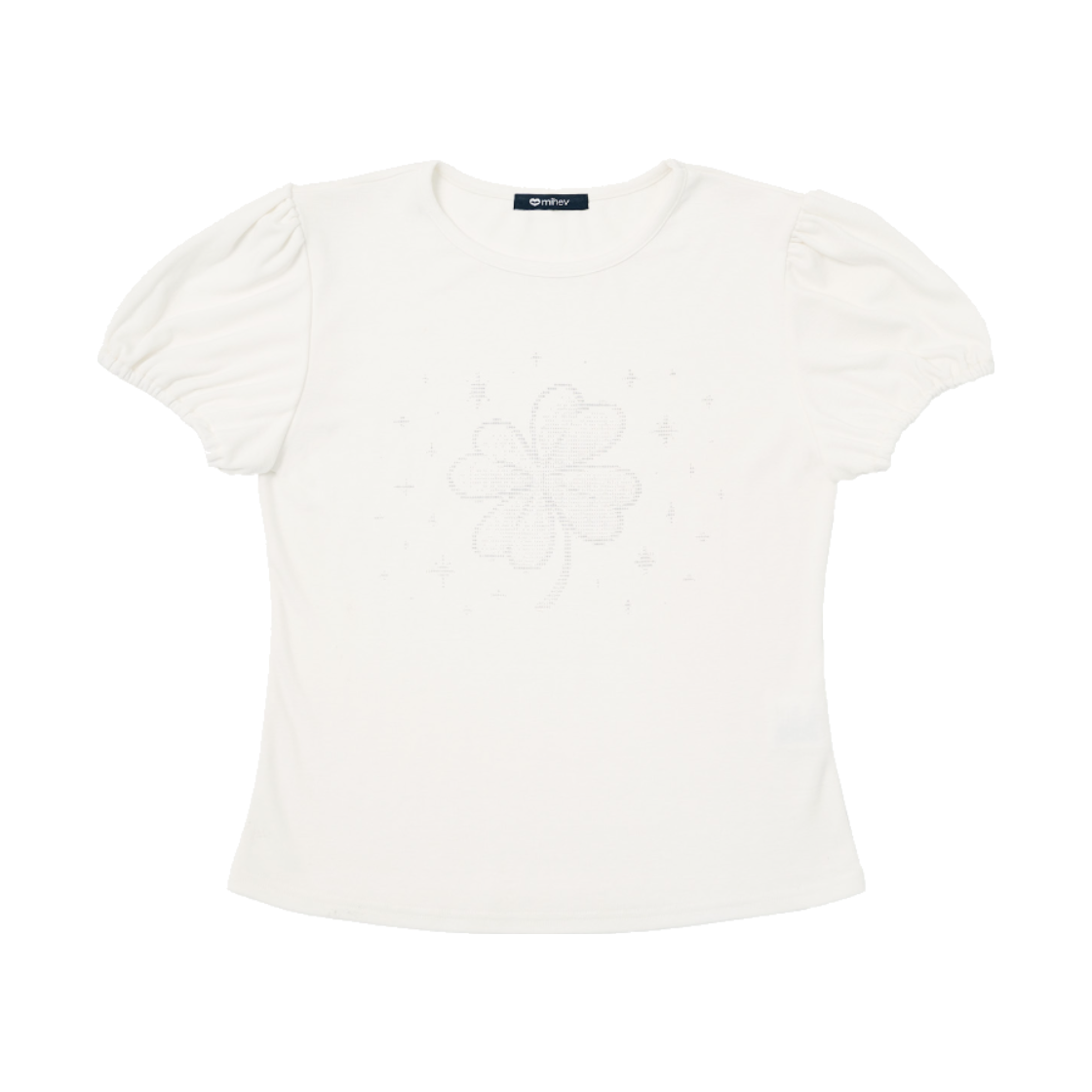 2EBT009W mihev Clover Puff T-Shirt