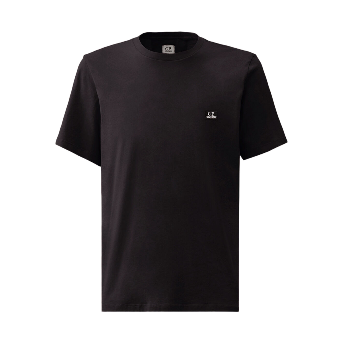 RCCMTS726A005100W888 C.P. Company 30/1 Jersey Short Sleeve Logo Patch T-Shirt Total Eclipse Blue