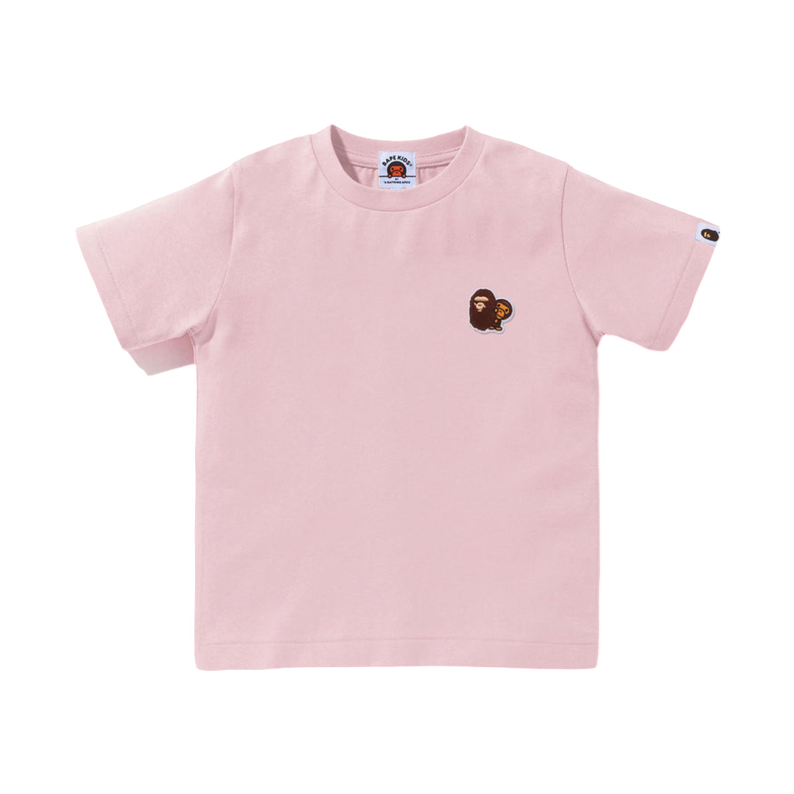 - (Kids) BAPE Ape & Milo One Point T-Shirt Pink