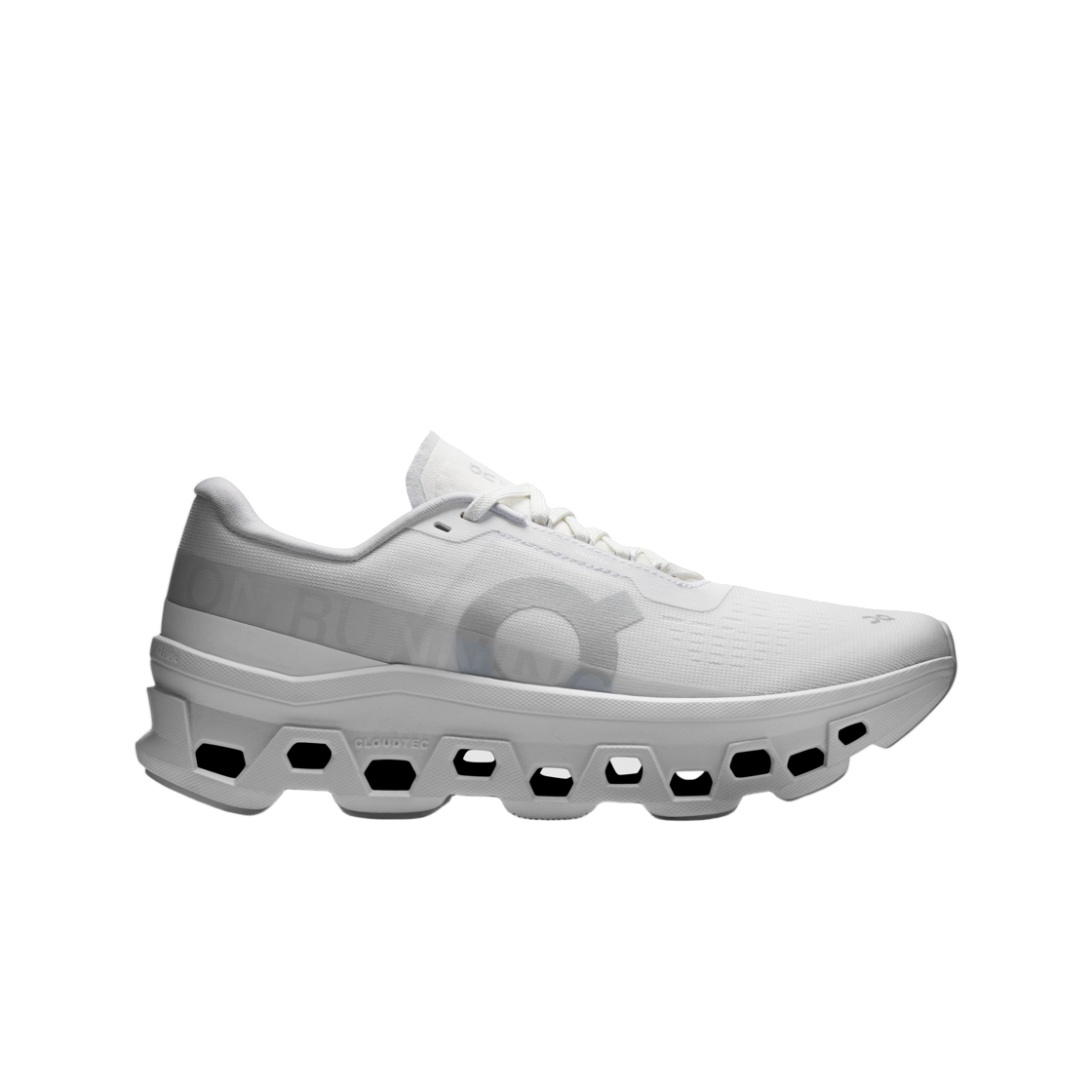 3WF30481200 (W) On Running Cloudmonster 1 White White