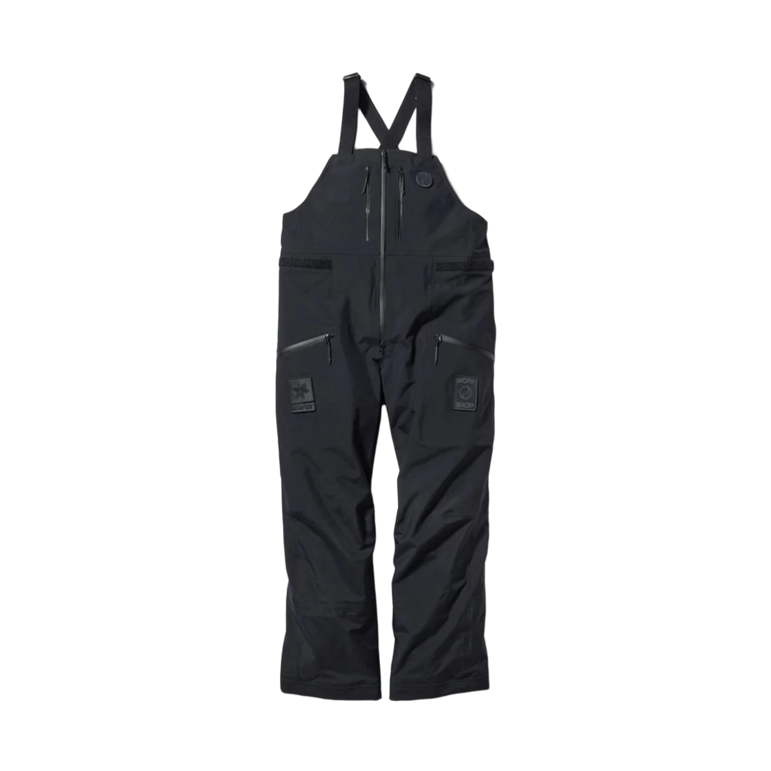 아워레가시 x 골드윈 고어텍스 3L 빕 팬츠 제트 블랙(Our Legacy x Goldwin Gore-Tex 3L Bib Pants Jet Black) - 1