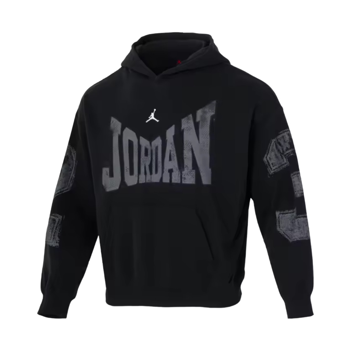 HV0094-010 Jordan Brooklyn Collegiate Pullover Hoodie Black Sail (HV0094-010)