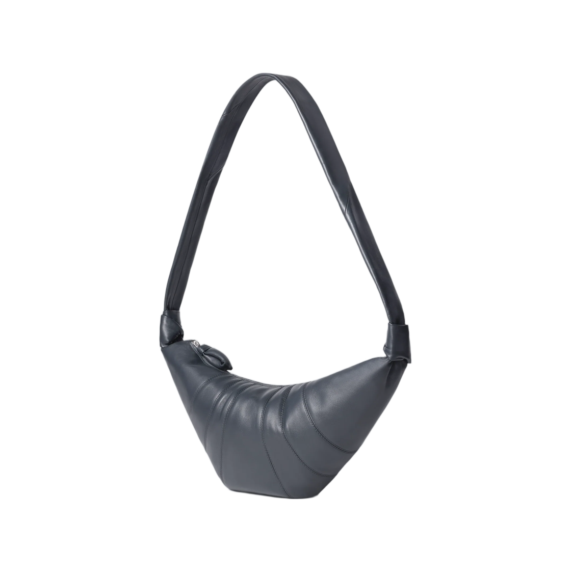 르메르 미디움 크루아상 백 소프트 나파 레더 그래닛 블루(Lemaire Medium Croissant Bag Soft Nappa Leather Granite Blue) - 2