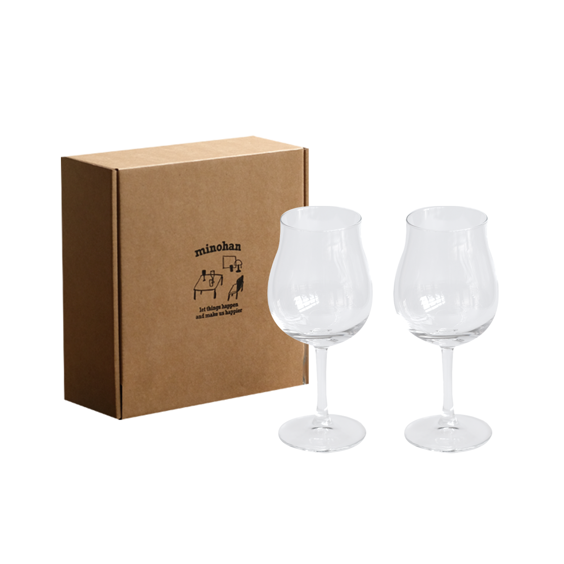 [3% 적립] 미노항 코리아 브루고뉴 와인잔 2p 세트([3% 적립] MINOHAN KOREA BOURGOGNE WINE GLASS 2P SET)