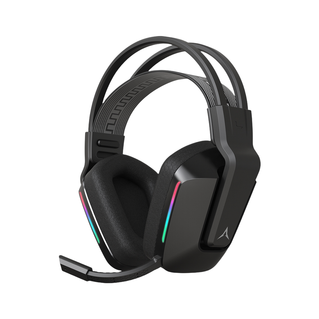 앱코 MR600 무선 가상 7.1 3-MODE 게이밍 헤드셋 블랙(ABKO MR600 Wireless Virtual 7.13-MODE Gaming Headset Black)