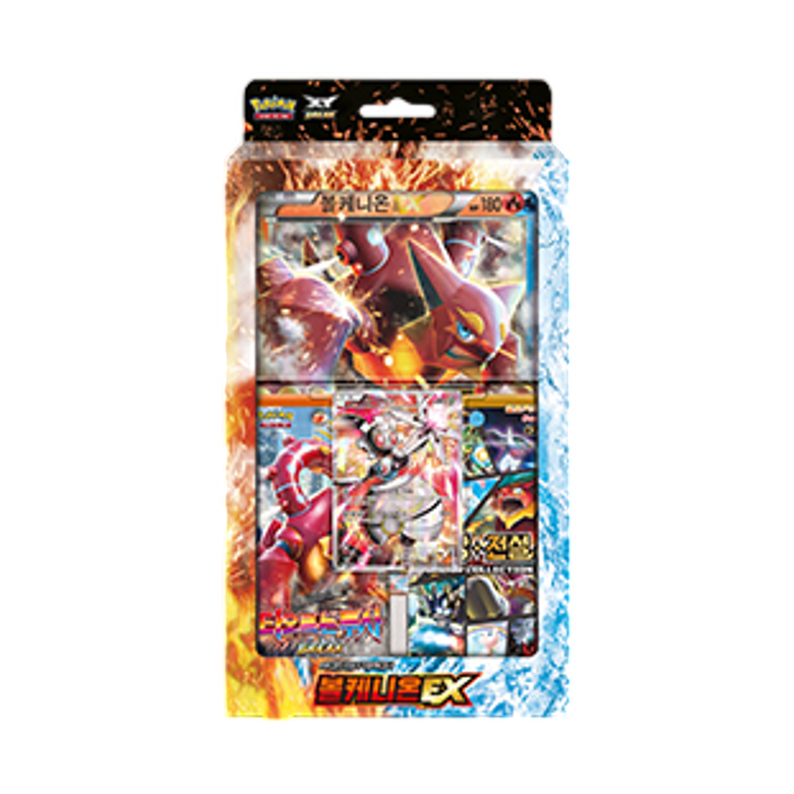 포켓몬 TCG XY BREAK 스페셜 점보카드세트 볼케니온 EX 박스 (한글판)(Pokemon TCG XY BREAK Special Jumbo Card Set Volcanion EX Box (Korean Ver.))