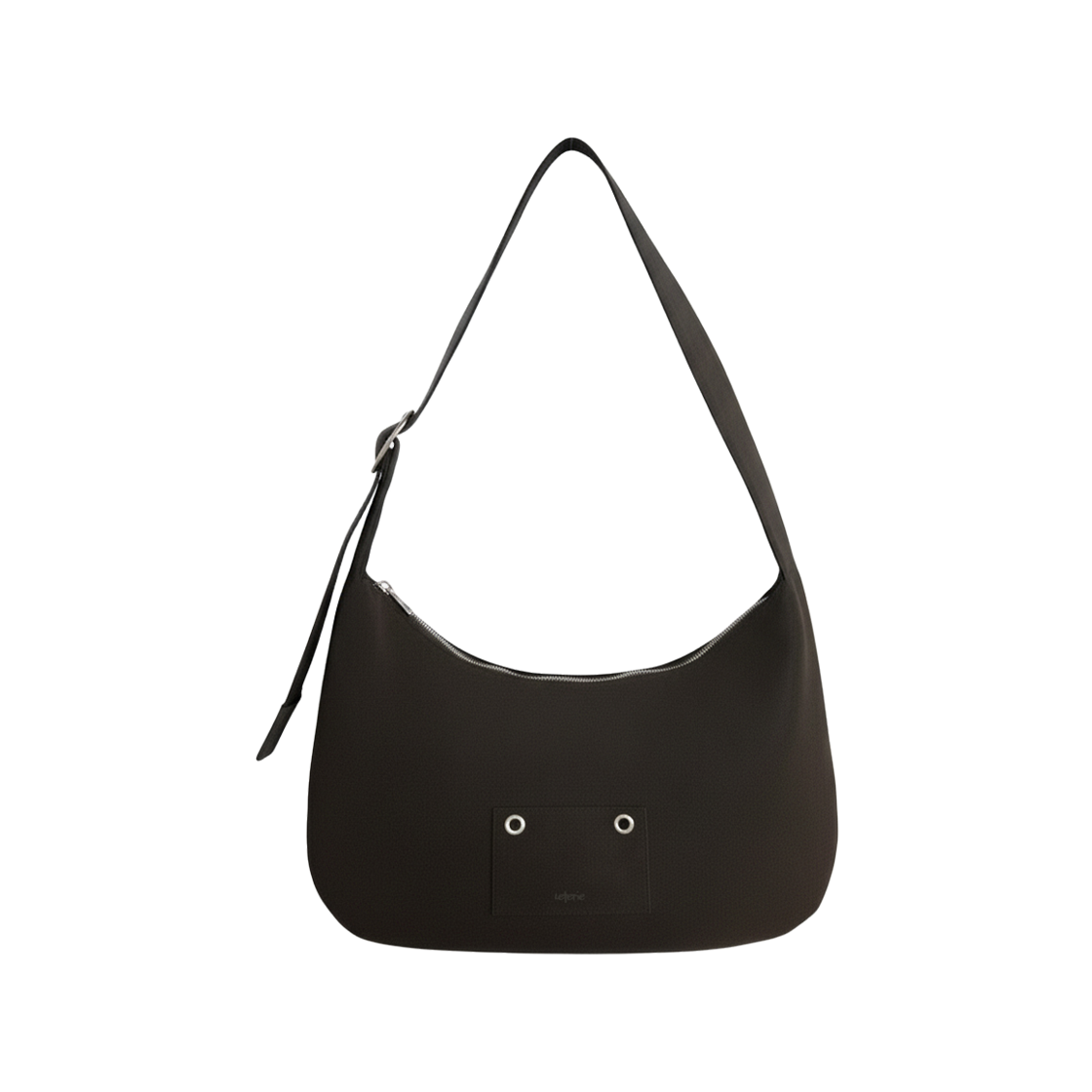 lr25FW18 Leterie Ring Buckle Shoulder Big Bag Brown