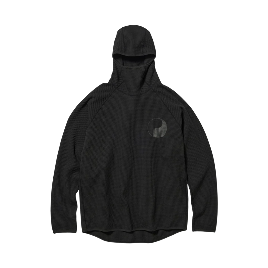 GL45722LG Our Legacy x Goldwin Waffle Hoodie Jet Black