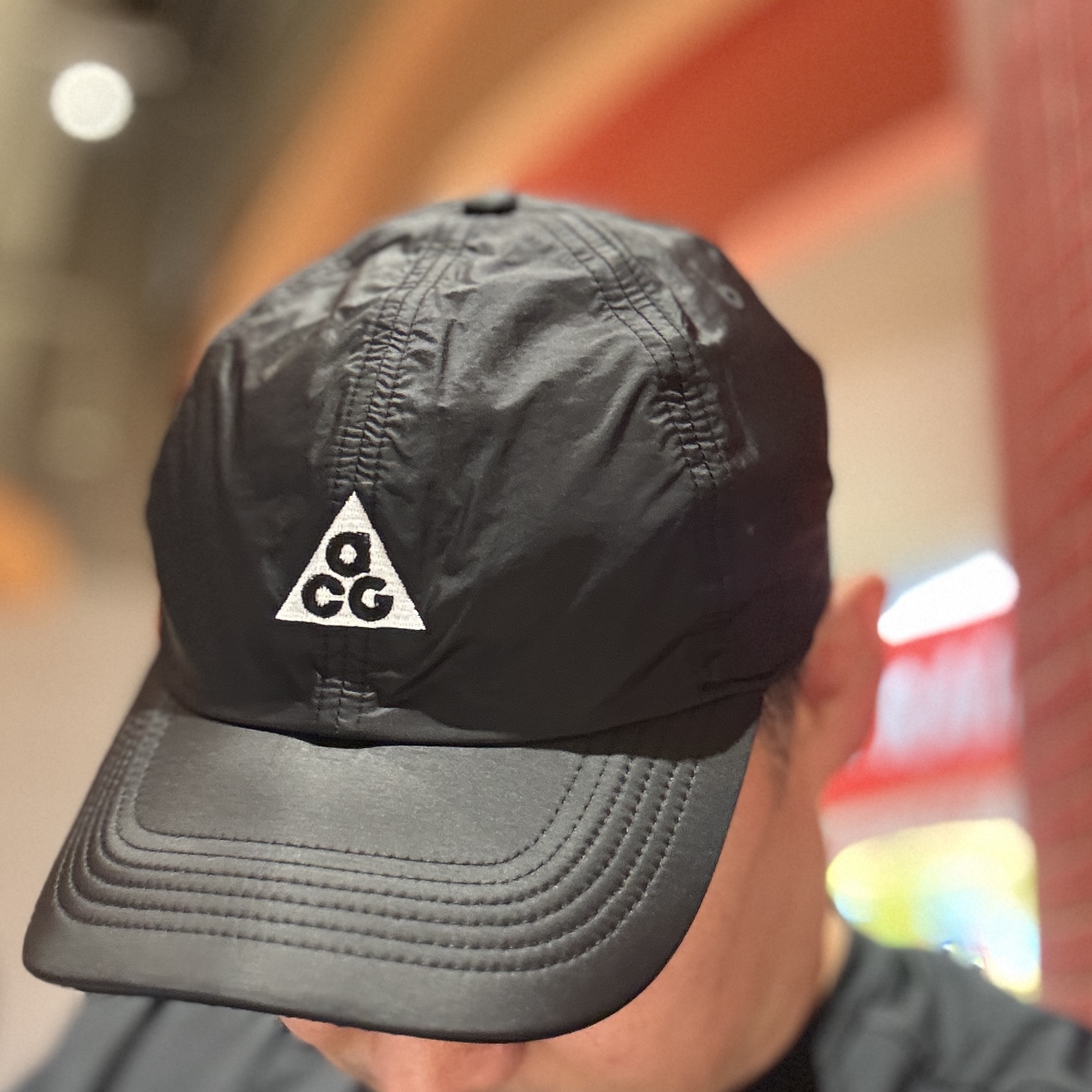 Nike ACG Trail Cap Black 착용 스타일 - 1