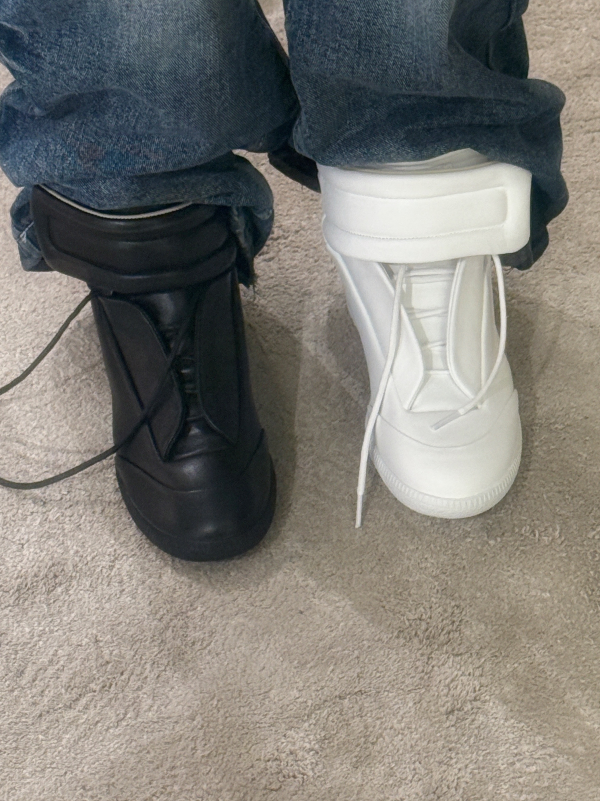 Maison Margiela Future Sneakers White 착용 스타일 - 3