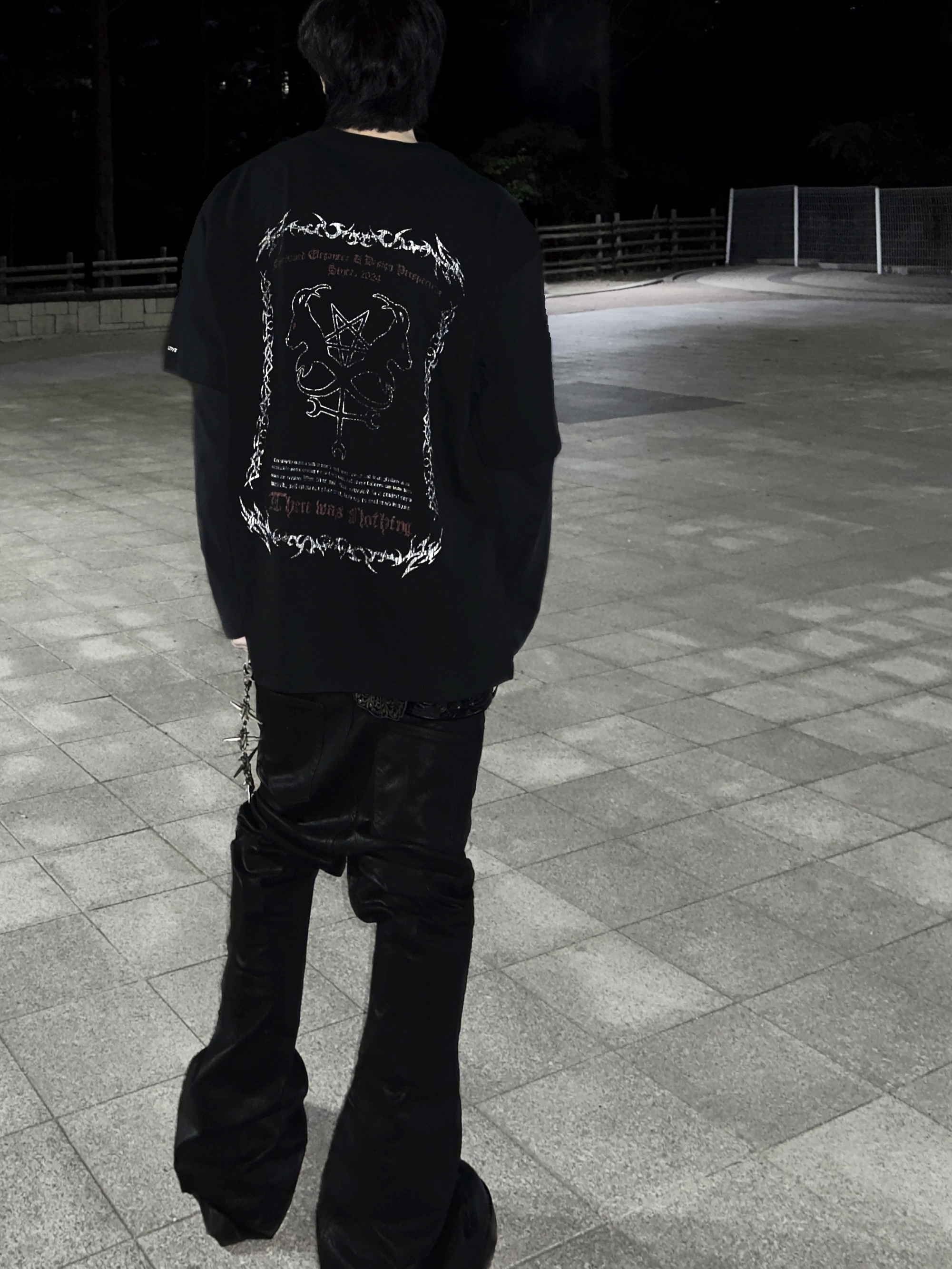 Awende Flare Denim Wax Jeans 착용 스타일 - 2