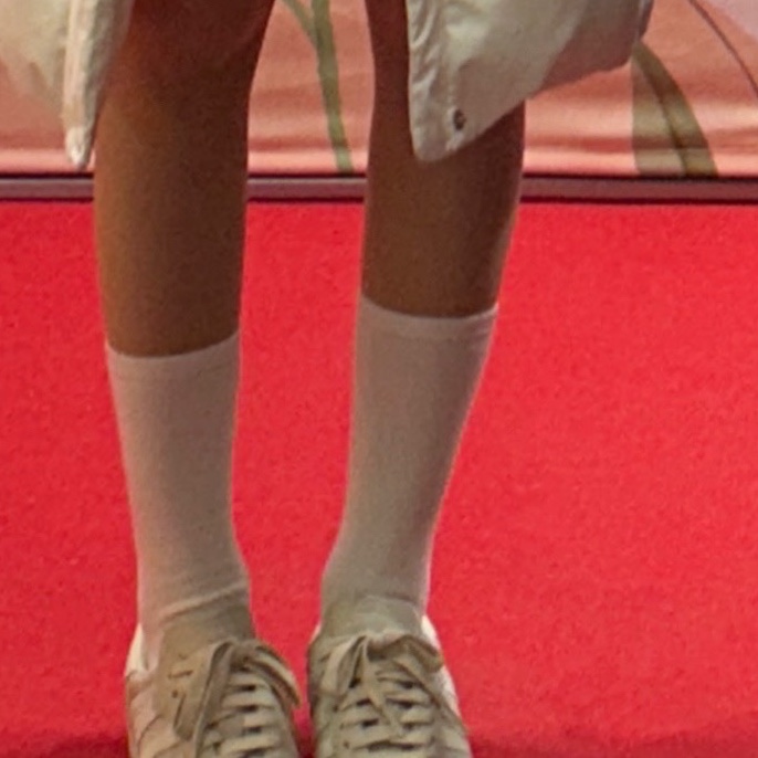Adidas x Pharrell Williams Humanrace Samba Cloud White 착용 스타일
