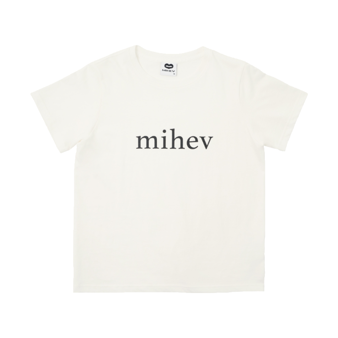 2EAT004W mihev Logo T-Shirt White