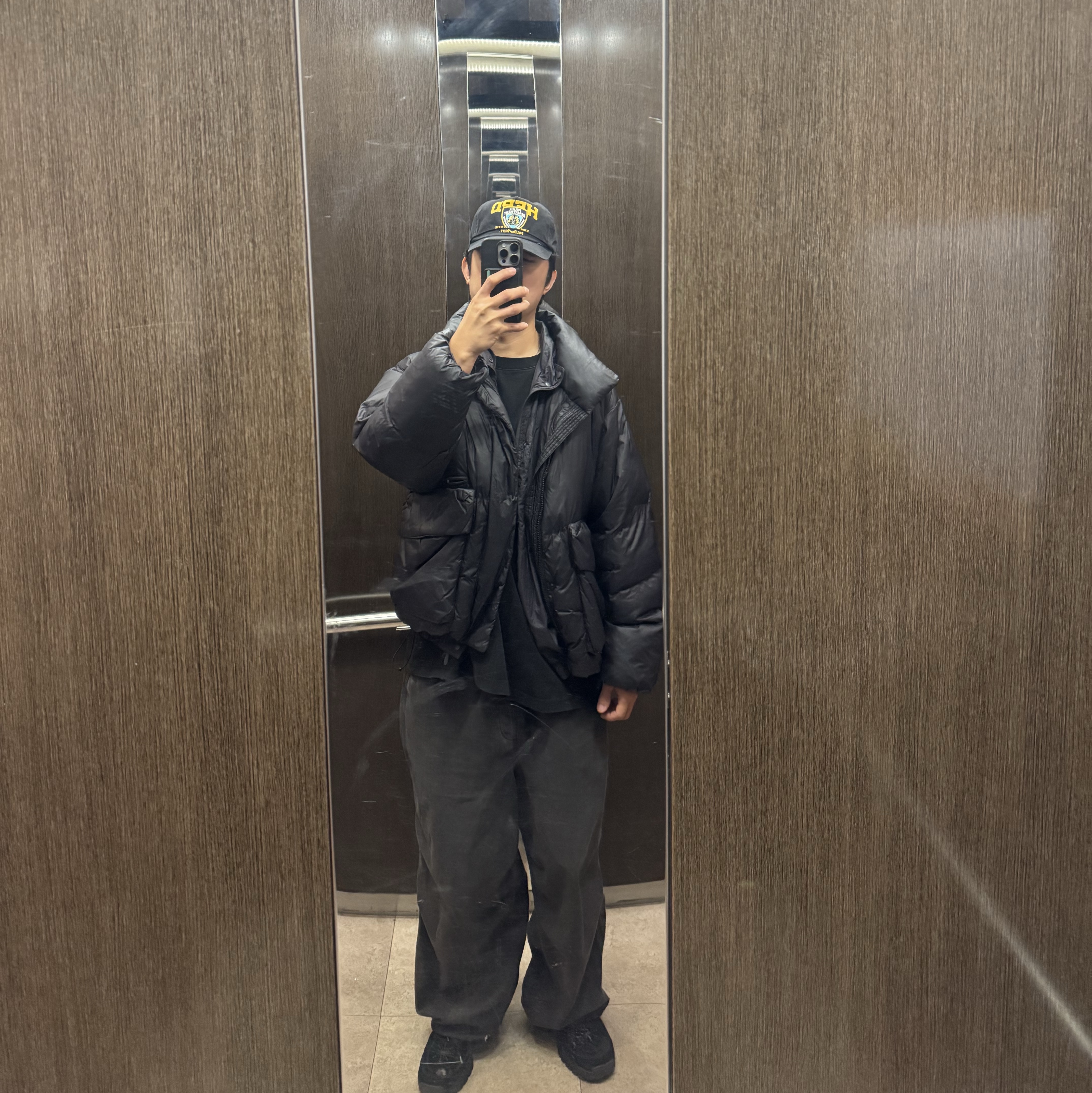 [KREAM 단독] Millo Archive X Negative Three Crescendo Desert Boots Black 착용 스타일