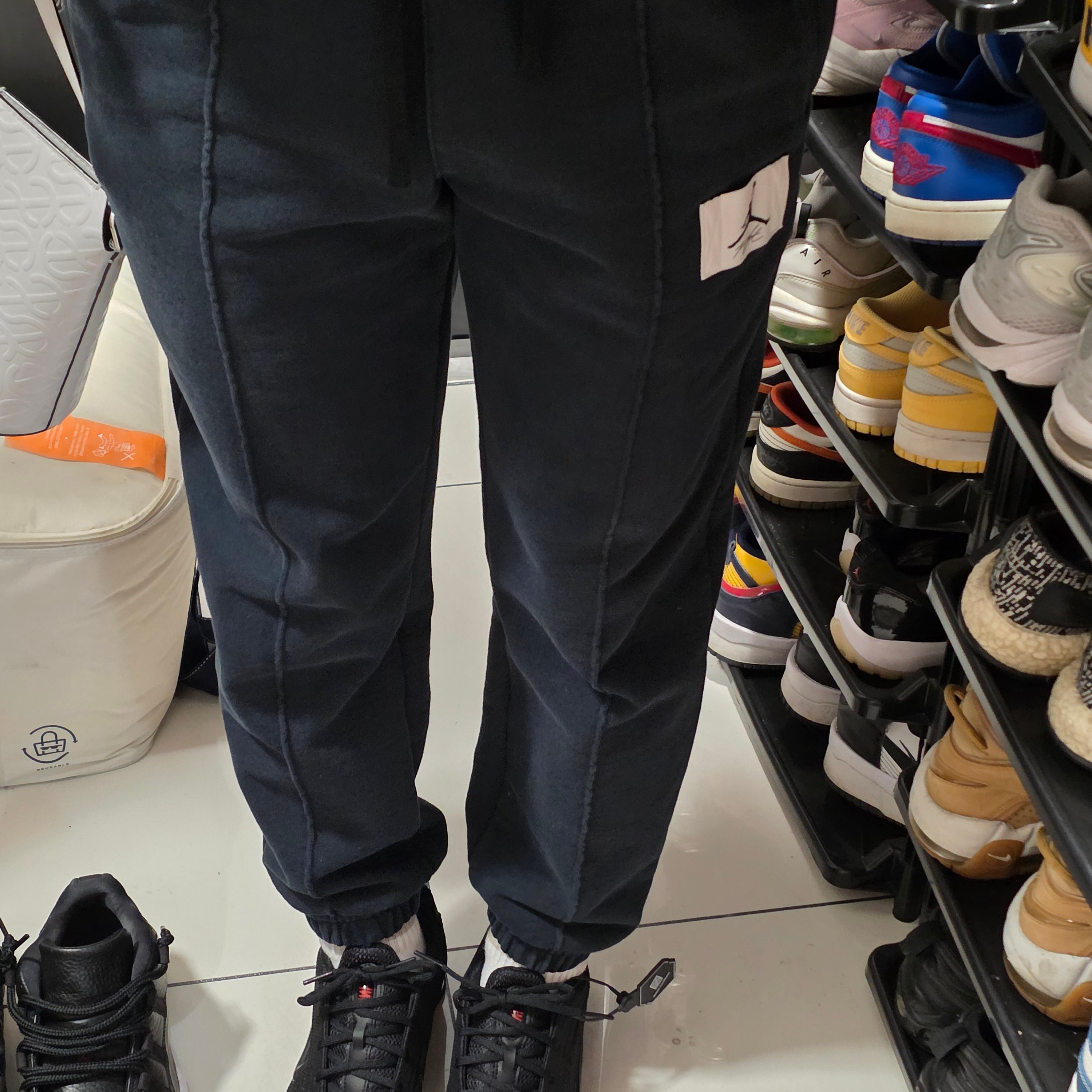 (W) Nike Shox Z Black University Red 착용 스타일 - 2