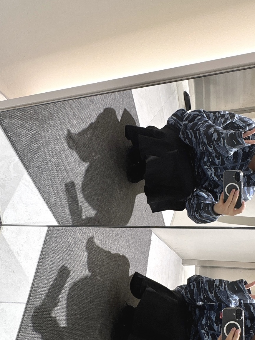 Supreme Small Box Hooded Sweatshirt Blue Tiger Camo - 24FW 착용 스타일