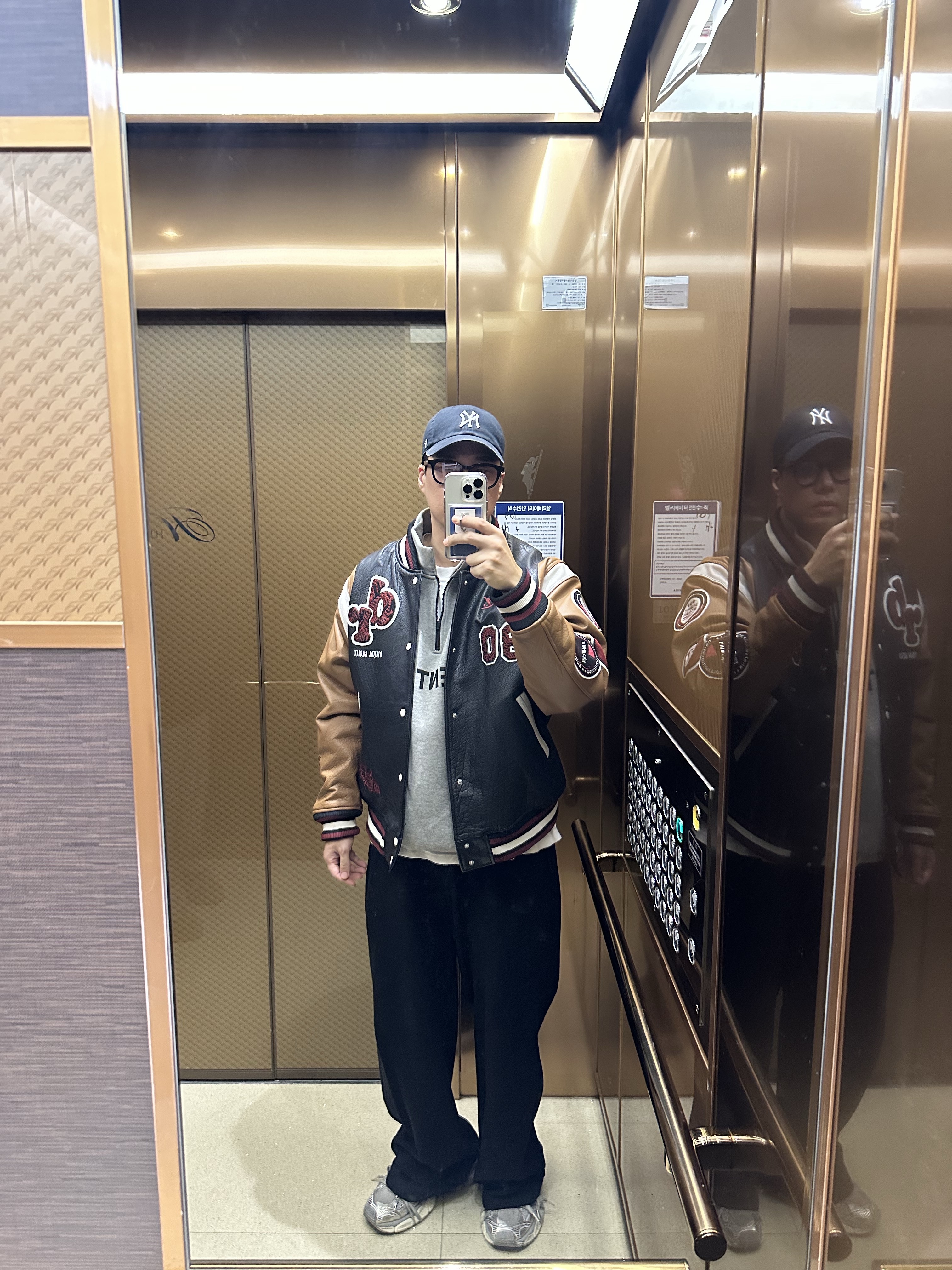 47 Brand New York Yankees BW Clean Up Black, Essentials Half-Zip Pullover Heather Oatmeal/Dark Heather Oatmeal - 20FW 착용 스타일