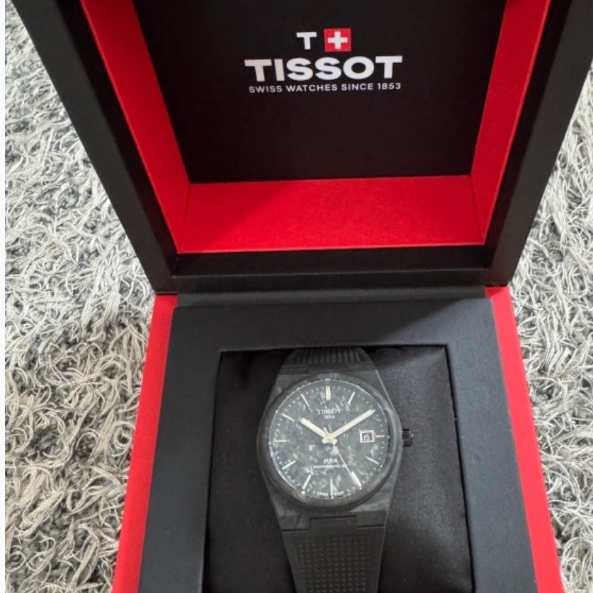 Tissot PRX Carbon 40mm Rubber Black 착용 스타일 - 1