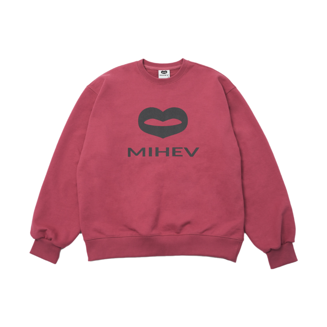 미헤브 빅 클래식 로고 스웻셔츠 마젠타(mihev Big Classic Logo Sweatshirt Magenta) - 1