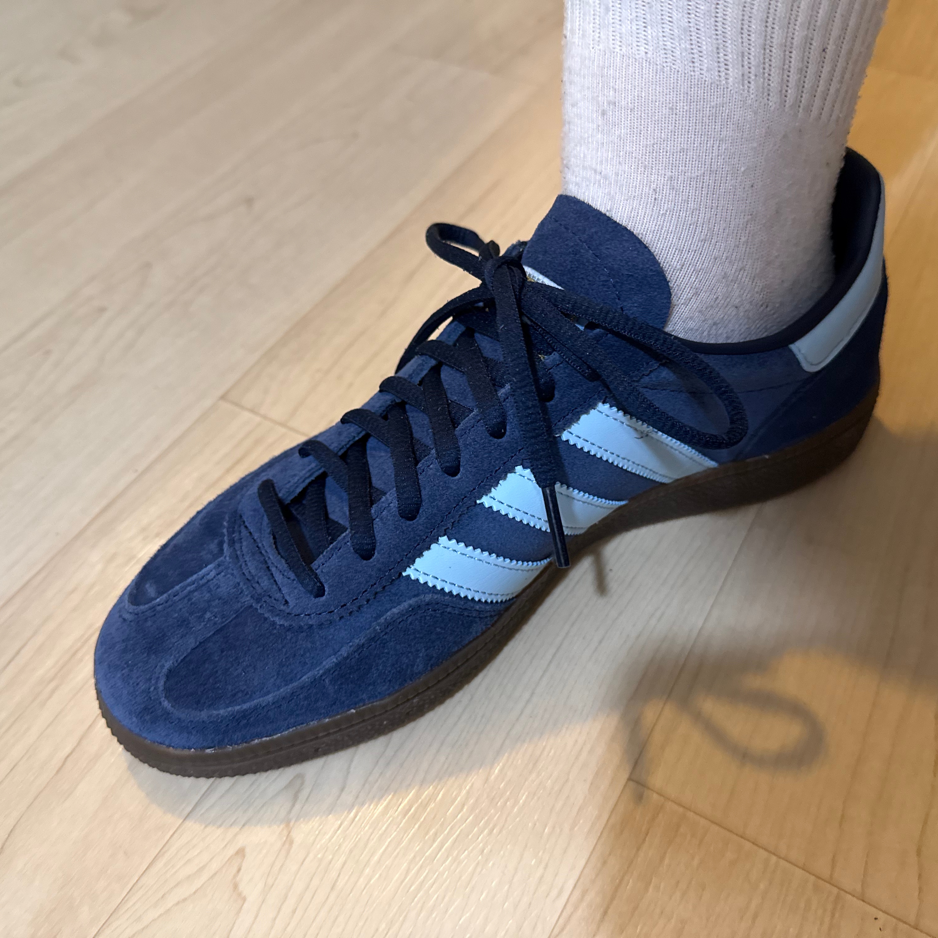 Adidas Spezial Handball Collegiate Navy 착용 스타일