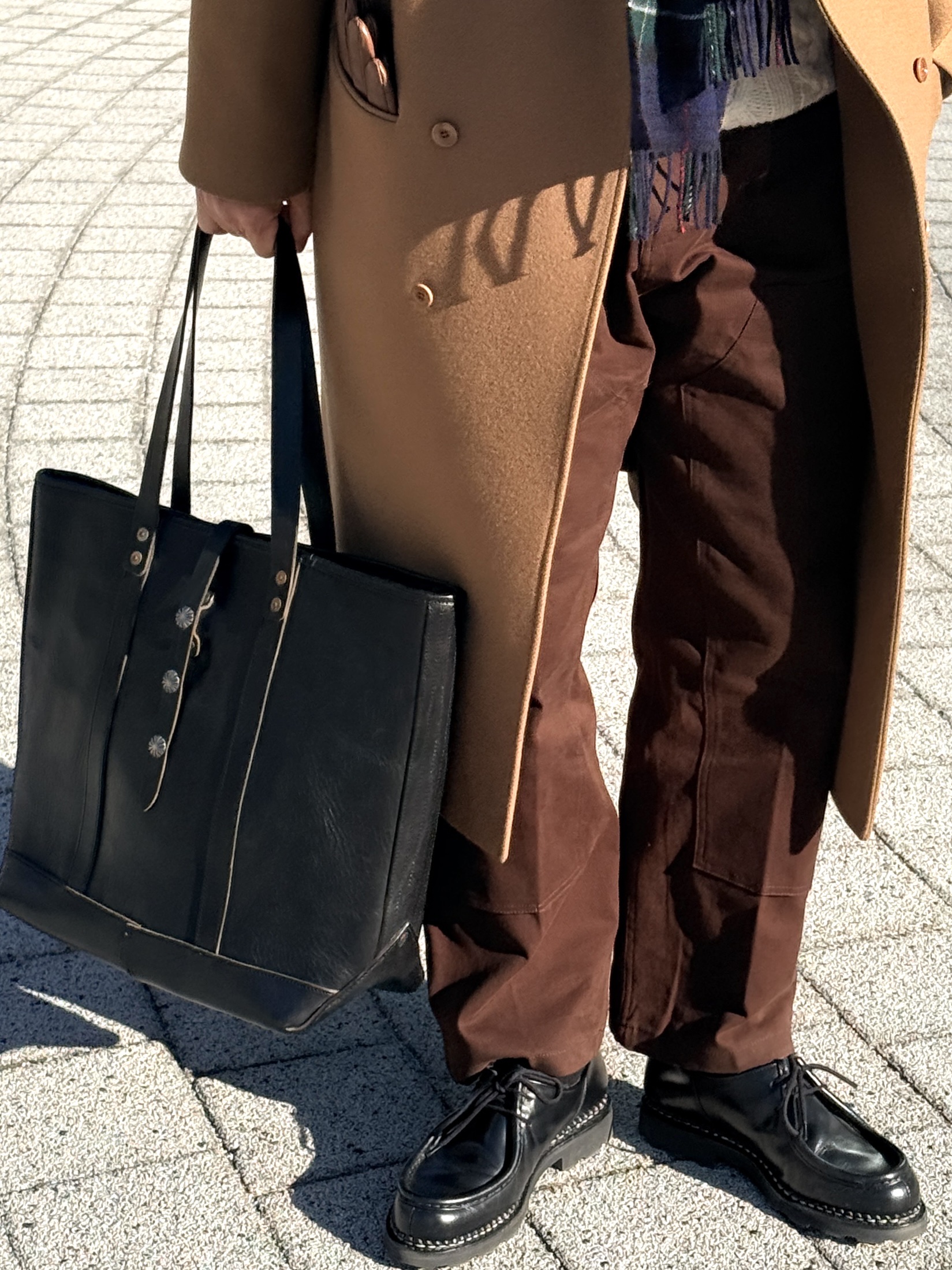 Paraboot Michael Bbr Lisse Black 착용 스타일 - 5
