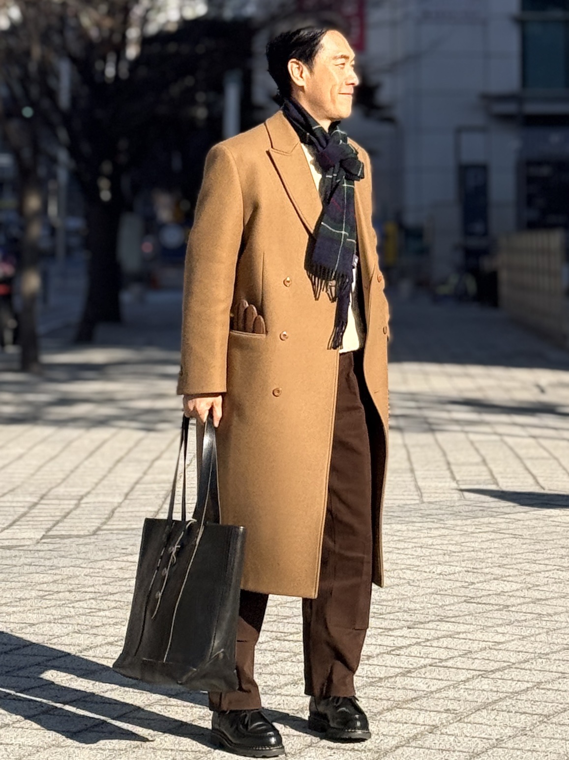 Paraboot Michael Bbr Lisse Black 착용 스타일 - 2