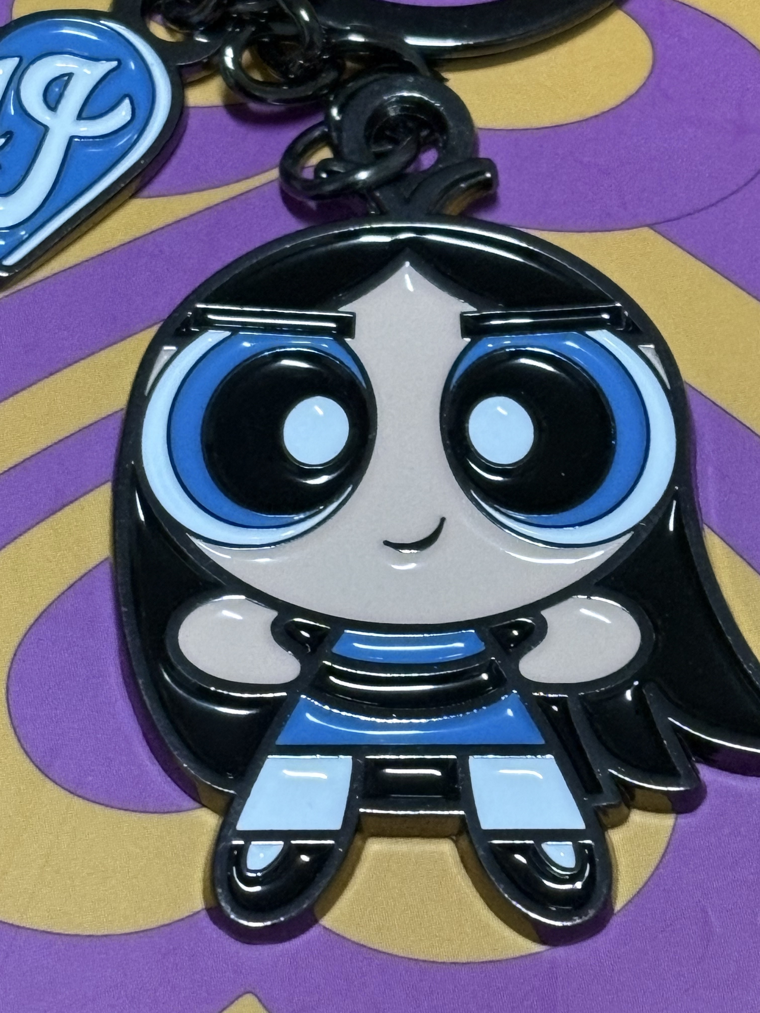 NewJeans x The Powerpuff Girls Metal Keyring Minji 착용 스타일
