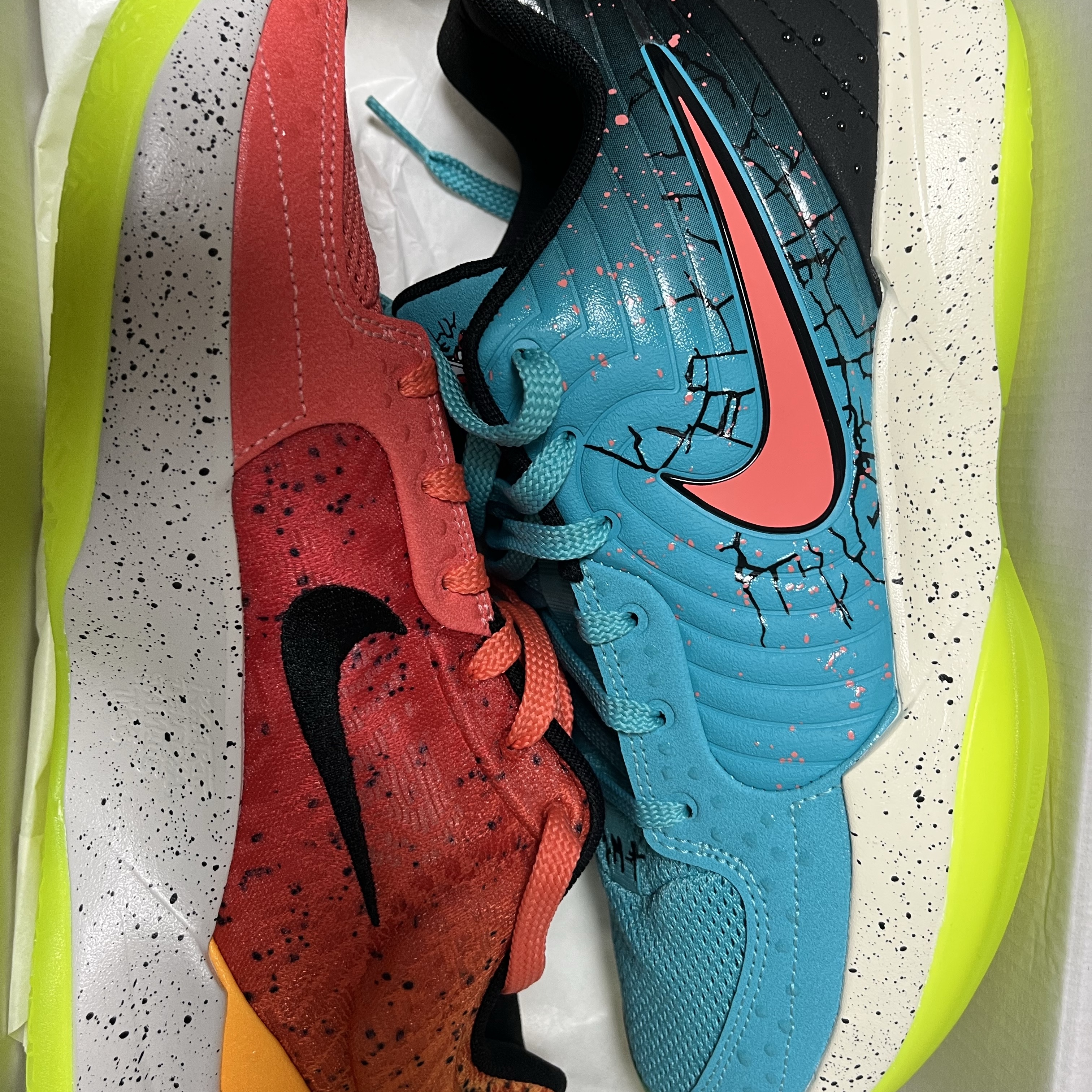 Nike x Kool-Aid Ja 2 EP Mixed Berry Bright Crimson Flat Silver 착용 스타일 - 1