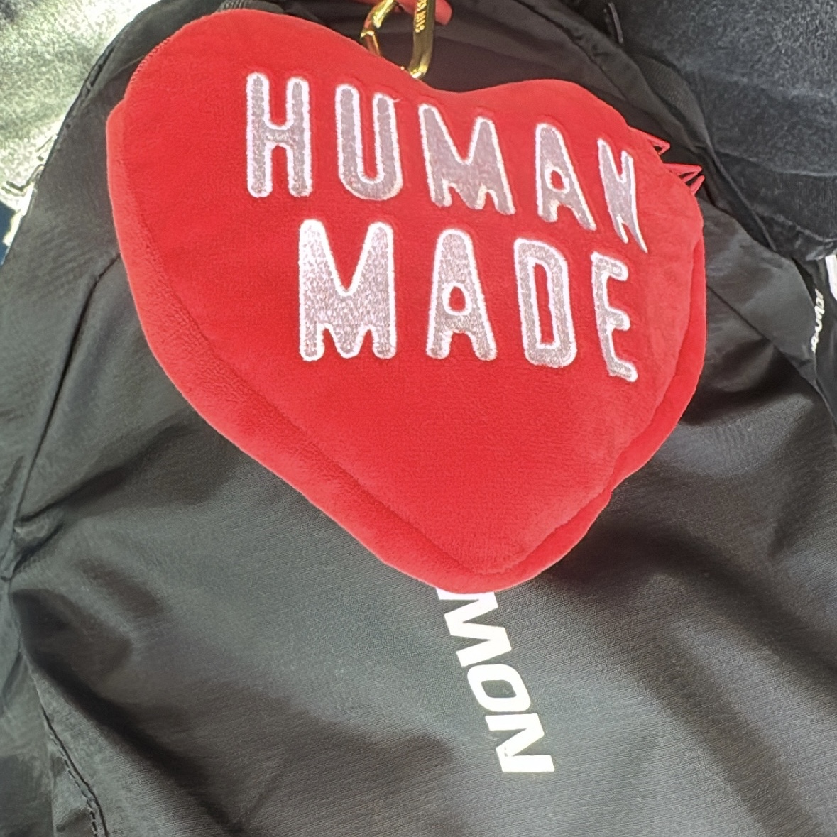 Human Made Heart Pass Case Red, Salomon Trailblazer 30 Black 착용 스타일