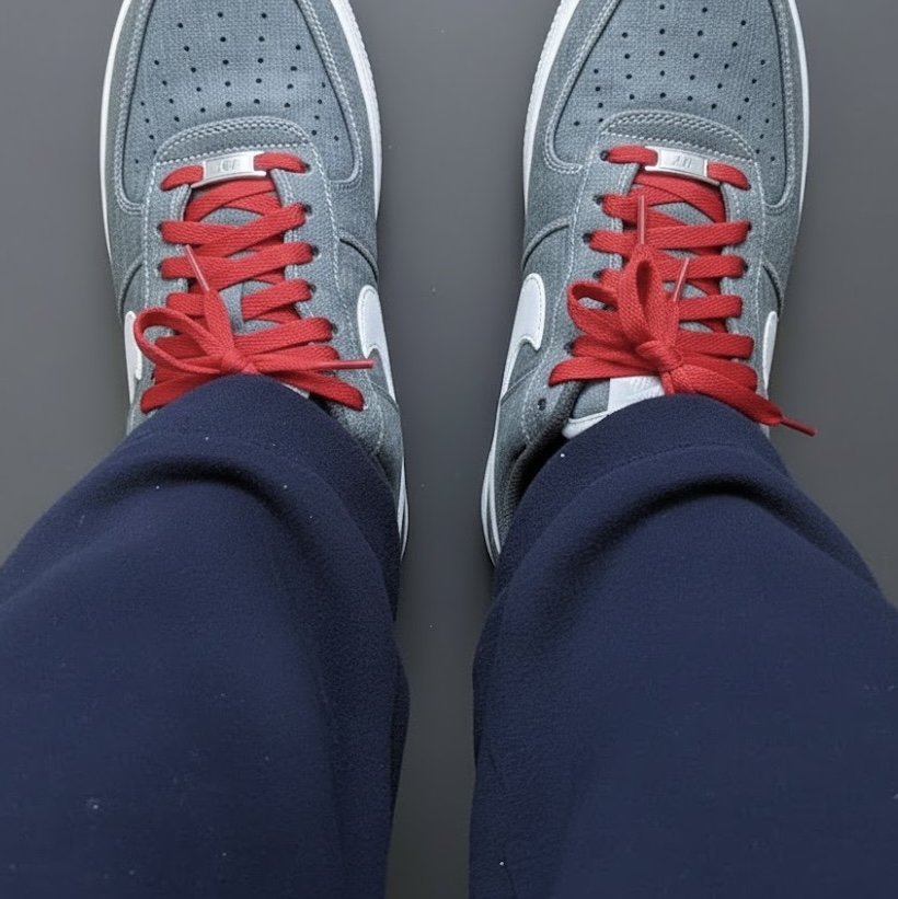 Nike Air Force 1 '07 Ozone Blue 착용 스타일