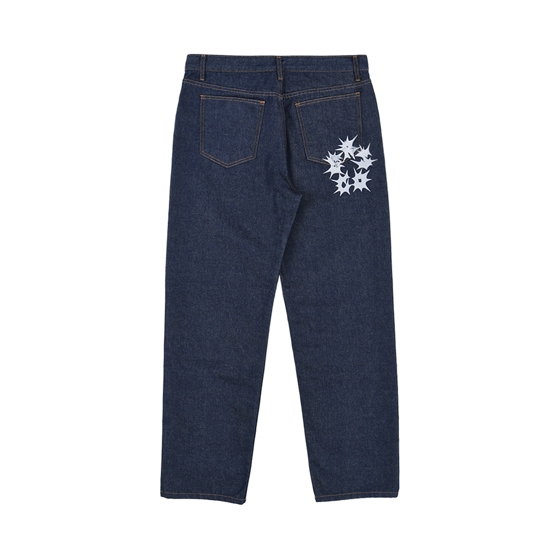 이알에스코 가시 로고 레귤러 팬츠 블루(ersco Thorn Logo Regular Pant Blue)