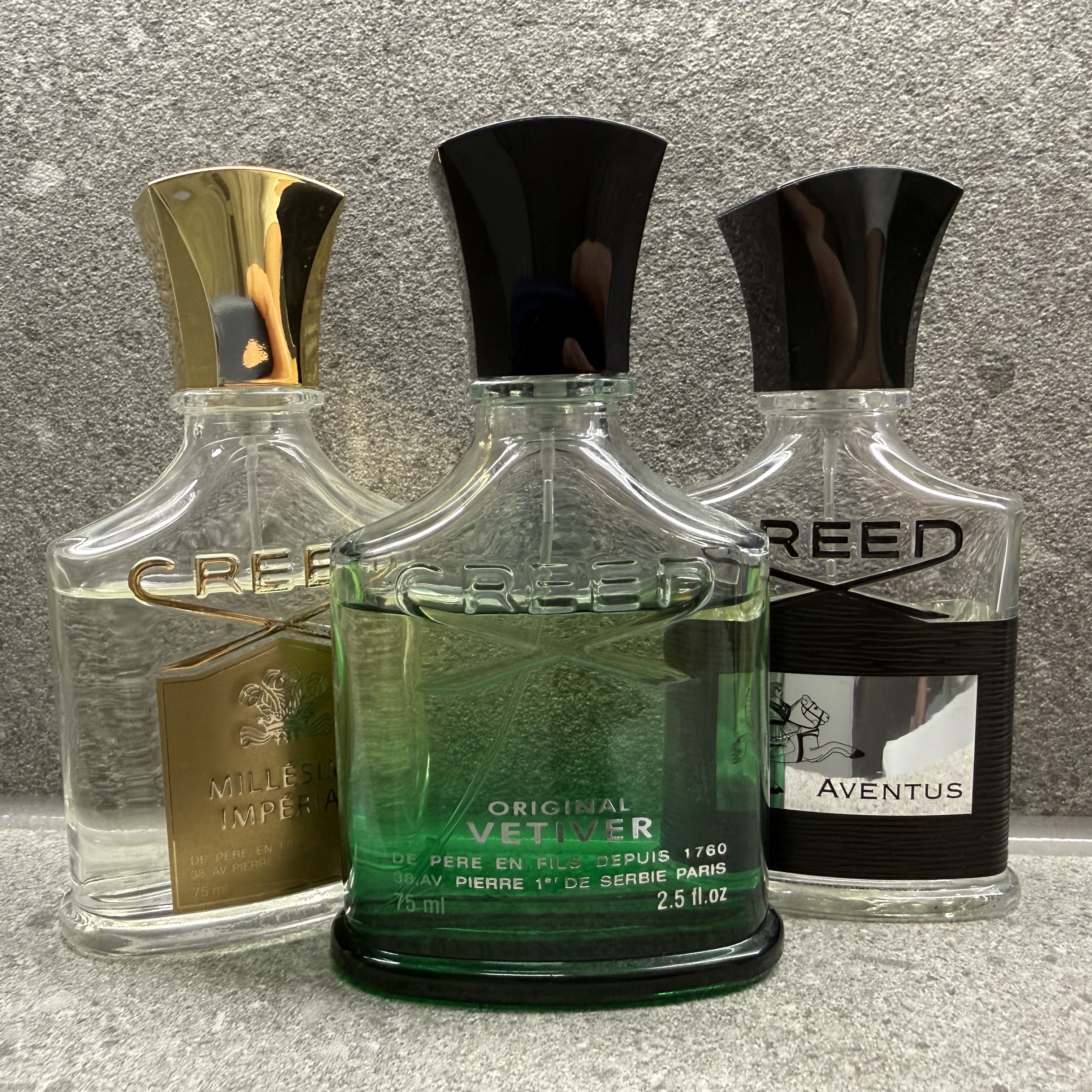 Creed Aventus Eau De Parfum 50ml, Creed Original Vetiver Eau De Parfum 100ml 착용 스타일