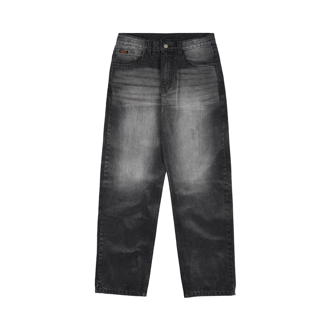 이알에스코 워싱 레귤러 데님 팬츠 블랙(ersco Wahed Regular Jeans Black)