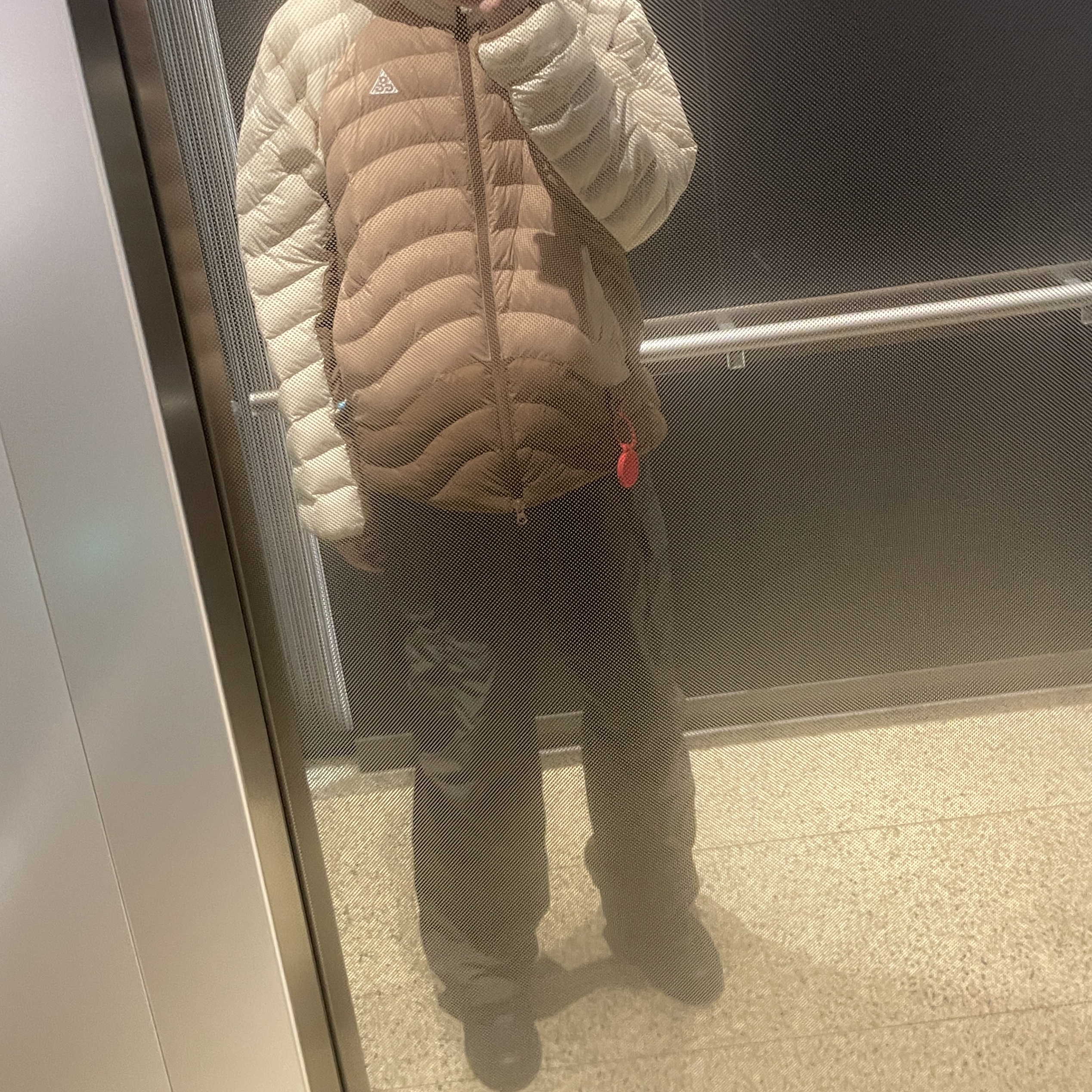 Nike ACG Lava Flow Therma-Fit ADV Jacket Light Khaki Parachute Beige - Asia, C.P. Company Extra Fine Merino Wool Goggle Beanie Black - 24FW 착용 스타일 - 2